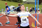 Womens under-20s javelin, 2022 Northern Senior and Under-20 Champs., Wavertree Athletics Centre, Liverpool. Photo: David T. Hewitson/Sports for All Pics